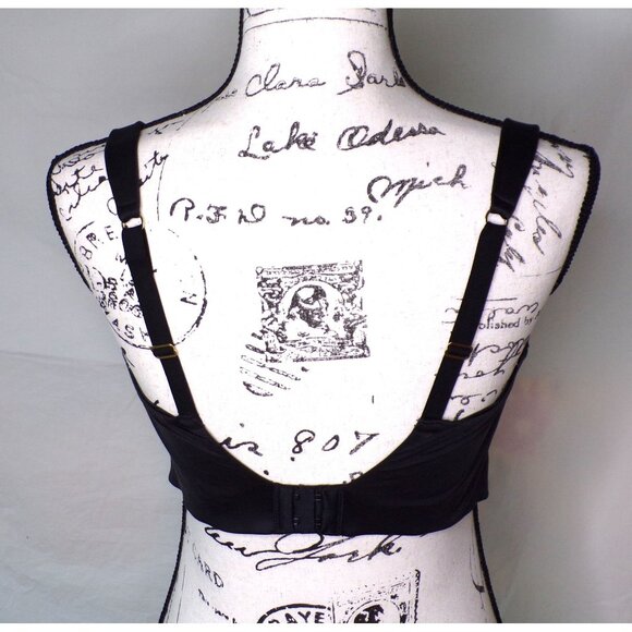 🆕NATORI Revelation Wireless Contour T-Shirt Bra 36C Black #723248 - Picture 7 of 8